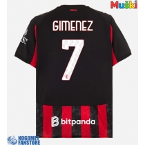 AC Milan Santiago Gimenez #7 Domaci Dres 2025-26 Kratak Rukav